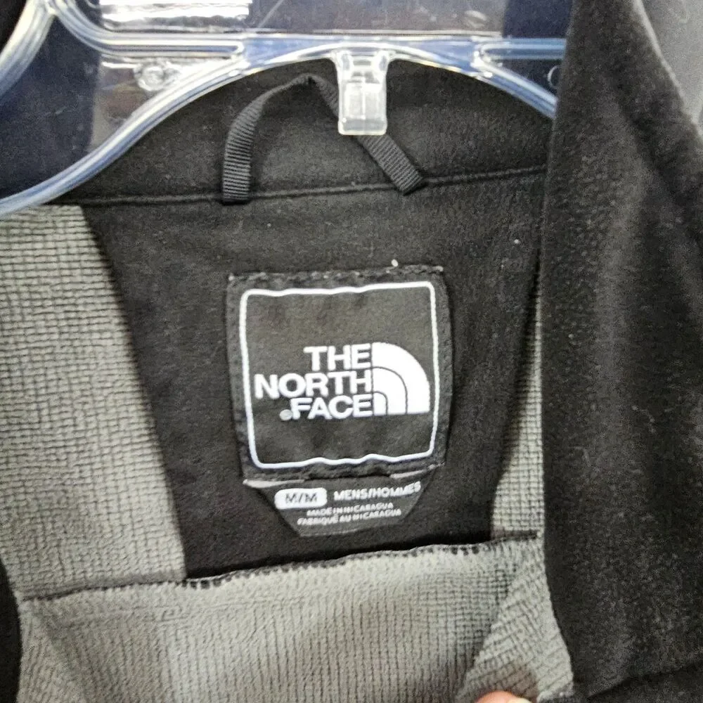 The North Face Jacket Mens Size Medium Gray/Black Windstopper Softshell